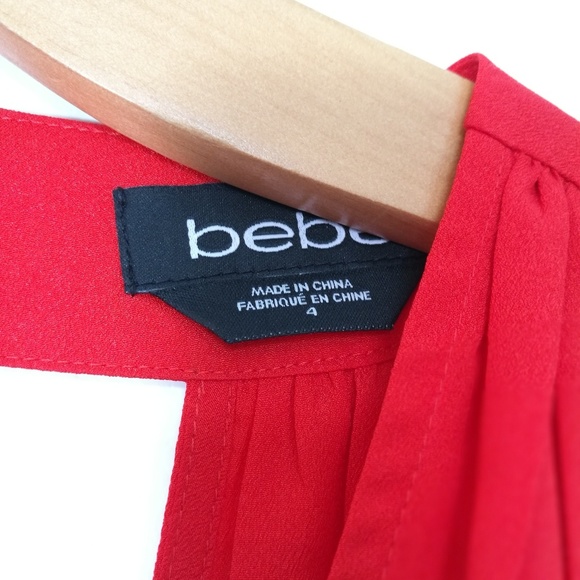 Bebe Red Jumpsuit - Picture 2 of 4